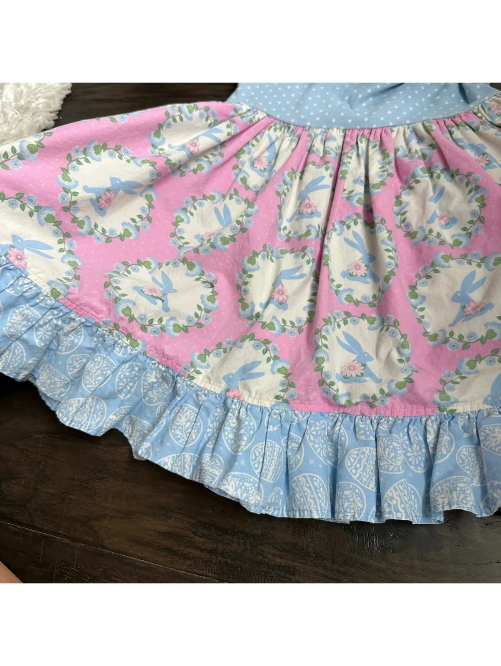 Eleanor Rose Bunnies Pink Dress Size 6-7
